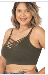 Lattice Front PLUS Bralette - Beach Gypsy