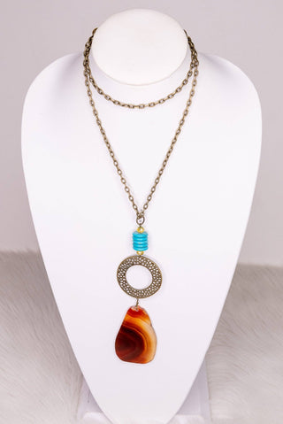 Marcela Bronze Necklace - Beach Gypsy