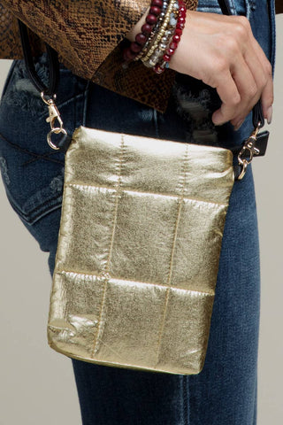 Metallic Bubble Cross Body Bag - Beach Gypsy