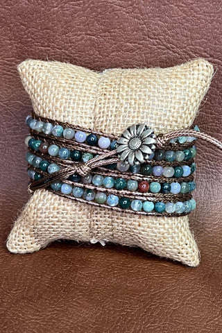 Multi Wrap Boho Beaded Bracelet - Beach Gypsy