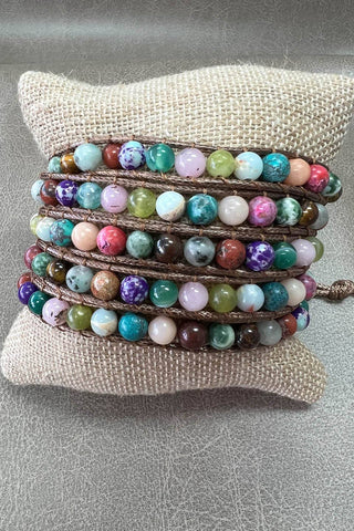 Multi Wrap Boho Beaded Bracelet - Beach Gypsy