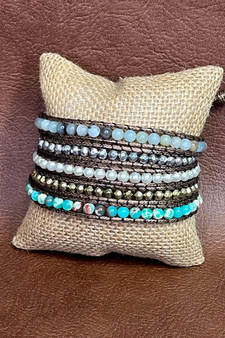 Multi Wrap Boho Beaded Bracelet - Beach Gypsy