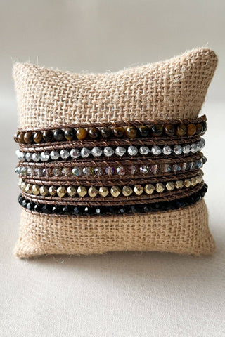 Multi Wrap Boho Beaded Bracelet - Beach Gypsy