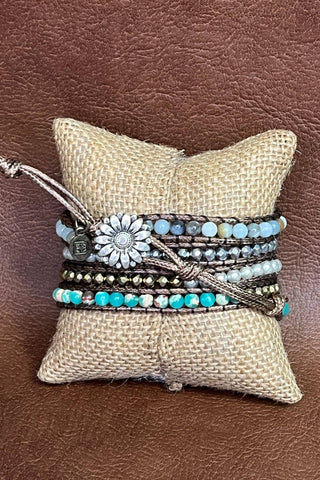 Multi Wrap Boho Beaded Bracelet - Beach Gypsy