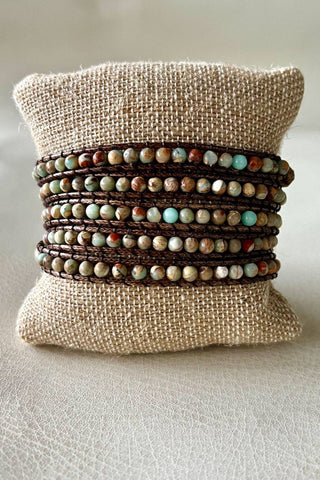 Multi Wrap Boho Beaded Bracelet - Beach Gypsy