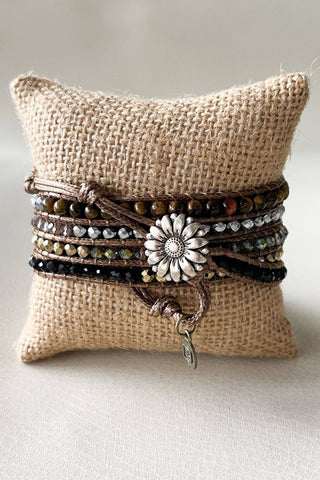 Multi Wrap Boho Beaded Bracelet - Beach Gypsy