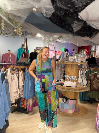 Patchwork Jumpsuit - Beach Gypsy