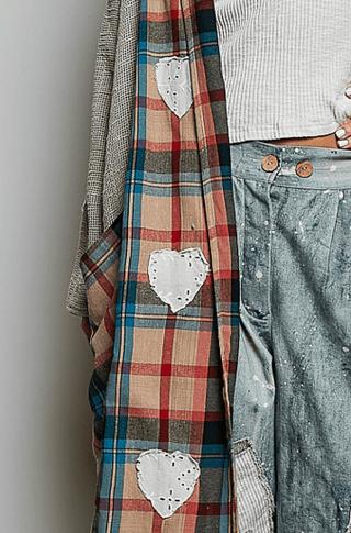 Patchwork Longline Open-Front Coat - Beach Gypsy