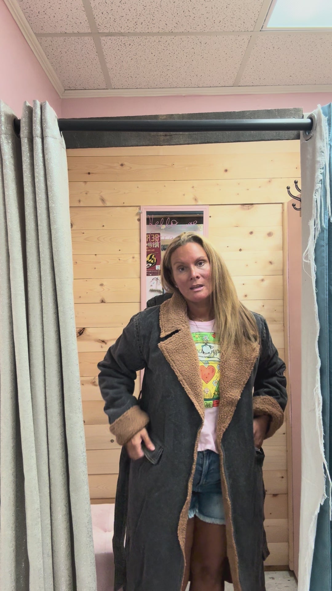 Panthia coat fit video