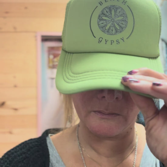 Green Beach Gypsy trucker hat