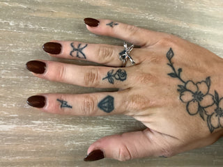 Ribbon Ring, Silver - Beach Gypsy