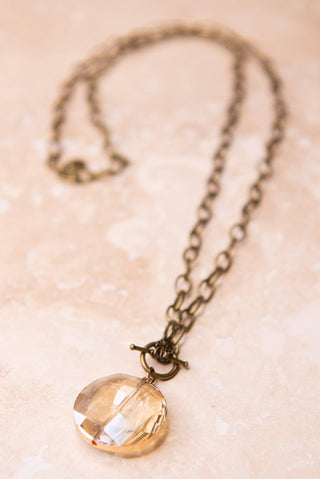 Sage Crystal Pendant Necklace - Beach Gypsy