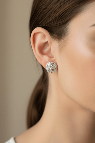 Sand Dollar Stud Earrings - Beach Gypsy
