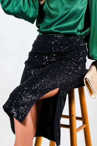 Sequin Midi Skirt - Beach Gypsy
