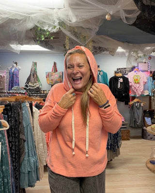 Soft Brushed Hacci Hoodie - Beach Gypsy