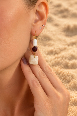 Square Dangle Earrings - Beach Gypsy
