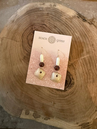 Square Dangle Earrings - Beach Gypsy