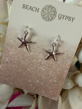 Starfish Dangle Earrings - Beach Gypsy