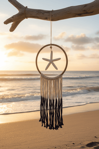Starfish Navy Wall Hanging - Beach Gypsy