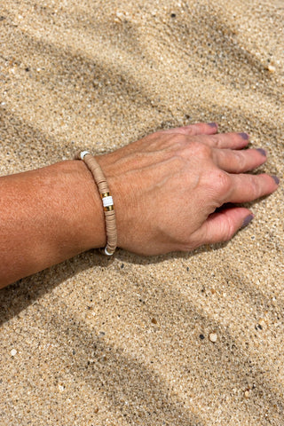 Stone, Bead & Cord Stacking Bracelets - Beach Gypsy