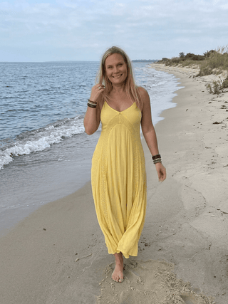 Sunshine Flowy Maxi Dress - Beach Gypsy