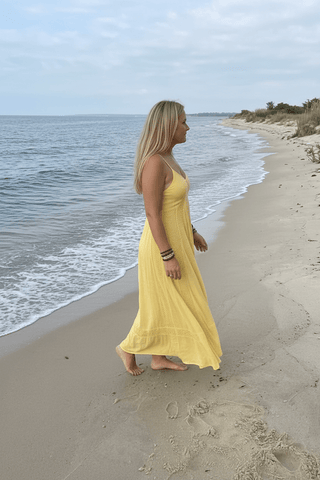 Sunshine Flowy Maxi Dress - Beach Gypsy