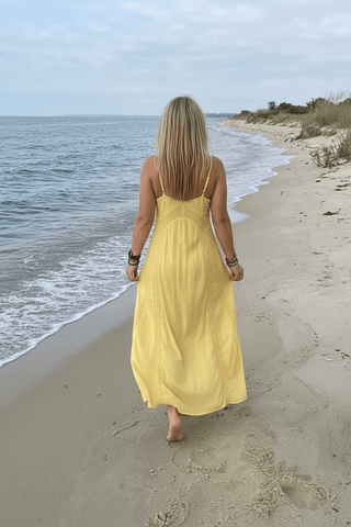 Sunshine Flowy Maxi Dress - Beach Gypsy