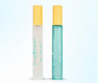 True Ocean Room & Pillow Spray bottle displayed upright, showing its label and cap design