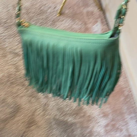 fringe crossbody clutch purse