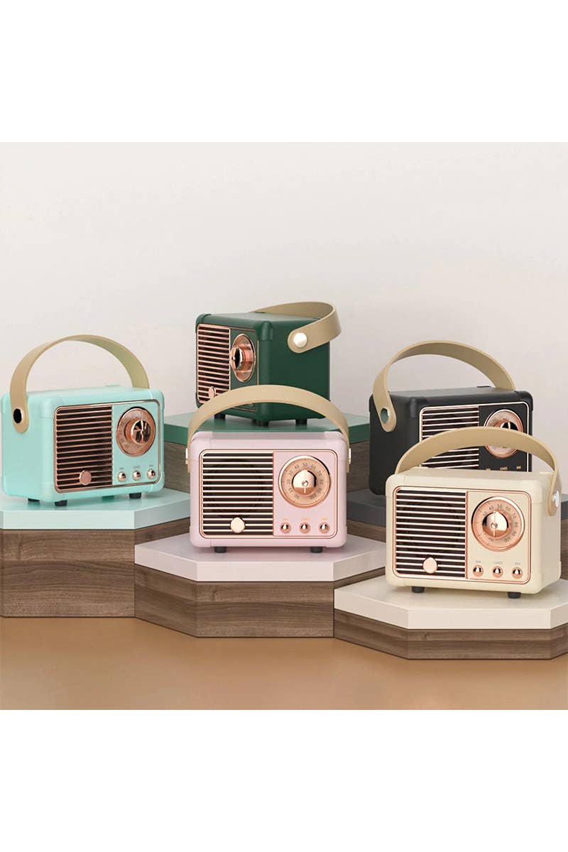 Mini retro Bluetooth speakers-5