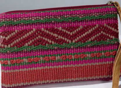 Handmade Patterned Wristlet Clutch