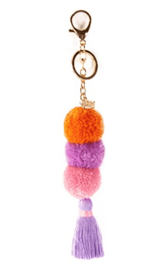 Portofino Pom Keychain - Beach Gypsy